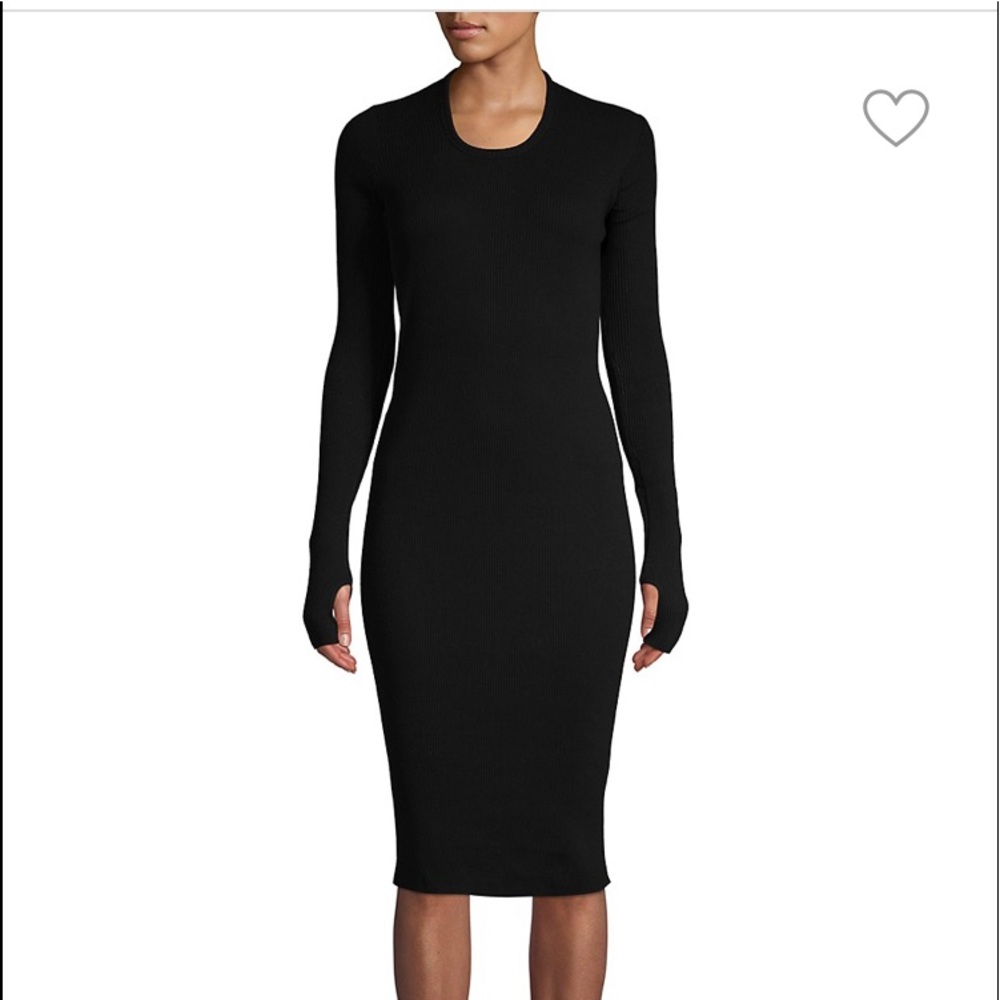 Helmut Lang knit cotton dress